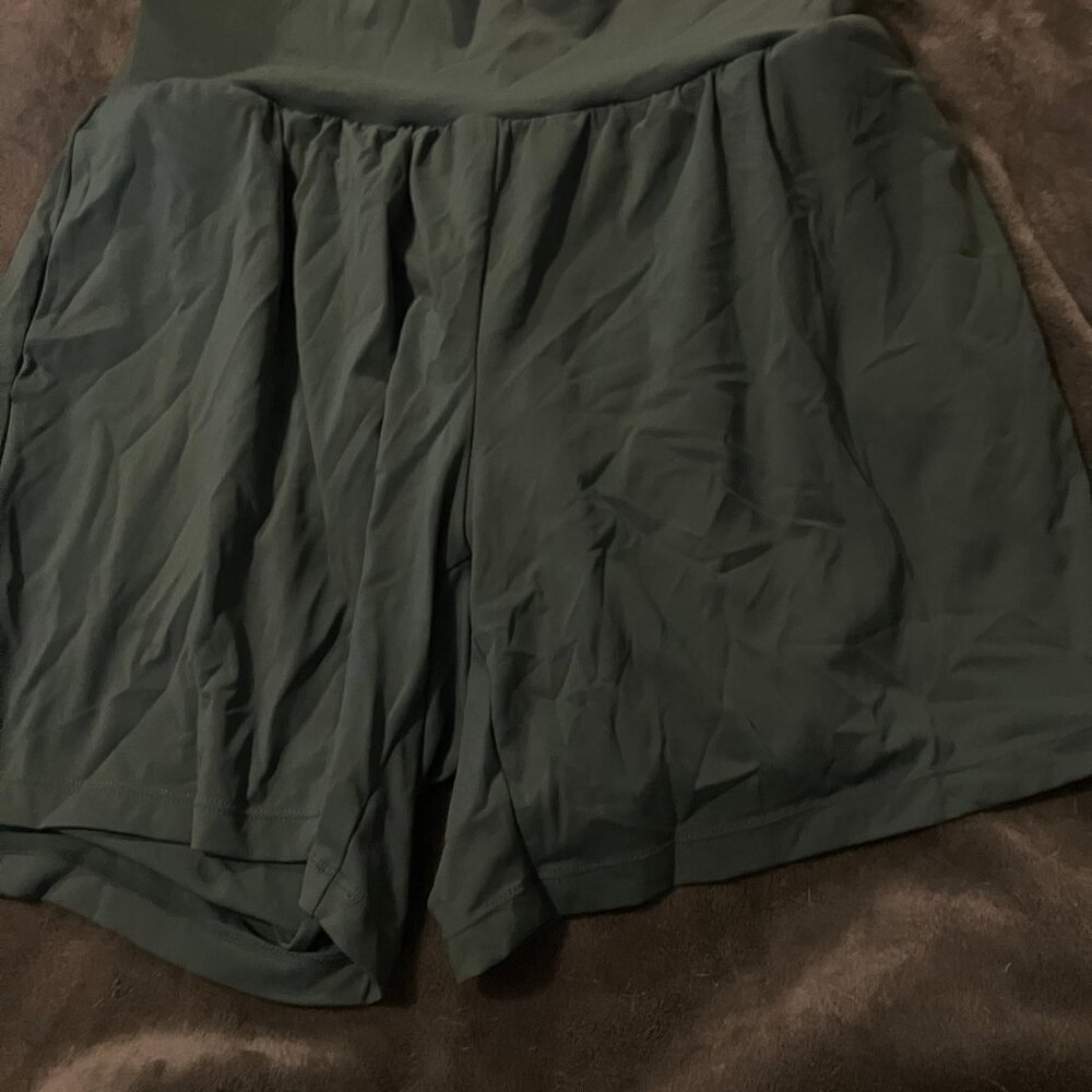 Halara SoftlyZero Airy Super High Waisted 2-in-1 Cool Touch Yoga Shorts